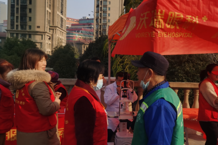 沃瑞眼科走進(jìn)肥西縣肥光社區(qū)，開(kāi)展公益眼健康體檢